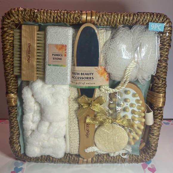 BATH BEAUTY ACCESSORIES Skincare Essential Design 9 Piece Bath
